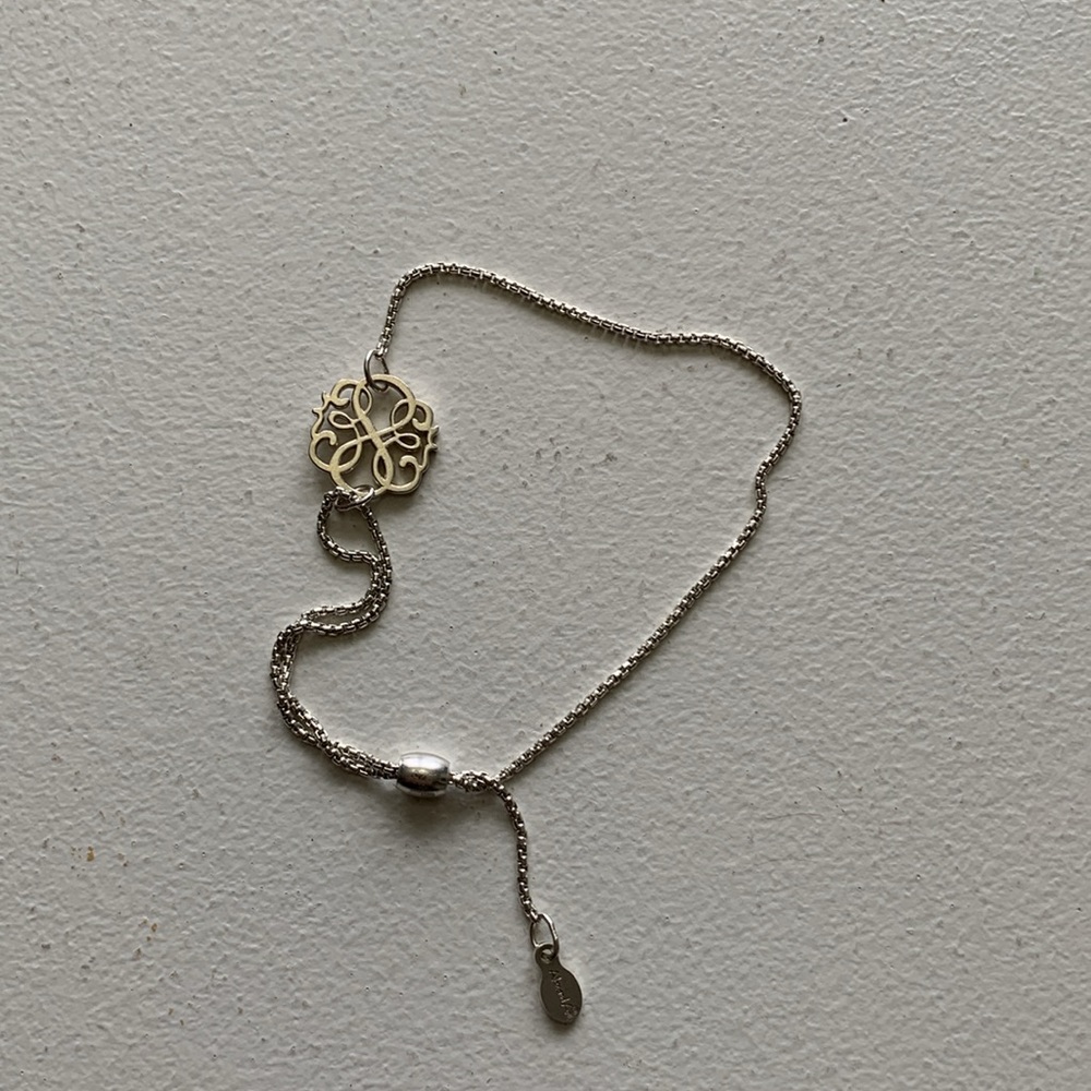 Alex and Ani adjustable bracelet silver